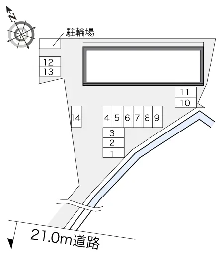 ★手数料０円★高松市西ハゼ町　月極駐車場（LP）